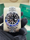Rolex GMT-Master II Batgirl Black Dial on Jubilee 126710BLNR Complete Open Date
