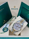 Rolex Datejust 36 White Mother-Of-Pearl Diamond Dial on Jubilee 126233 Complete 2026
