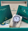 Rolex Datejust 36 White Roman Dial on Jubilee 126234 Complete 2026