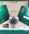 Rolex GMT-Master II Batgirl Black Dial on Jubilee 126710BLNR Complete Open Date