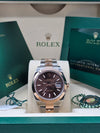 Rolex Datejust 41 Chocolate Index Dial on Oyster 126301 Complete 2023