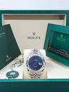 Rolex Datejust 41 Blue Roman Dial on Jubilee 126300 Complete 2026