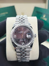 Rolex Datejust 36 Dary Grey Diamond Roman Vi And Ix Dial on Jubilee 126234 Complete 2026