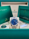 Rolex Datejust 41 Blue Index Dial on Jubilee 126334 Complete 2026