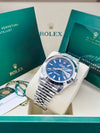 Rolex Datejust 41 Blue Index Dial on Jubilee 126300