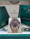 Rolex Datejust 41 Chocolate Index Dial on Oyster 126301 Complete 2023