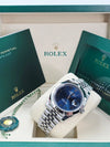 Rolex Datejust 41 Blue Roman Dial on Jubilee 126300 Complete 2026
