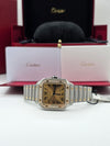Cartier Santos de Cartier Medium Golden Sunray Dial on Bracelet W3SA0007 Complete 2025
