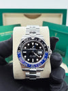 Rolex GMT-Master II Batman Black Dial on Oyster 126710BLNR Complete