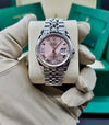 Rolex Datejust 36 Pink Diamond Roman Vi And Ix Dial on Jubilee 126234 Complete 2026