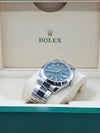 Rolex Datejust 41 Mint Green Index Dial on Oyster 126300 Complete 2023