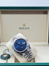 Rolex Datejust 41 Blue Roman Dial on Jubilee 126300 Complete 2026