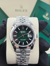 Rolex Datejust 41 Green Ombre Dial on Jubilee 126300 Complete 2026