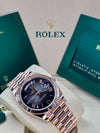 Rolex Day-Date 40 Slate Ombre Roman Dial on President 228235 Complete 2026