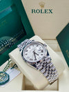 Rolex Datejust 36 Silver Diamond Roman Vi And Ix Dial on Jubilee 126234 Complete 2026