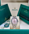 Rolex Datejust 36 Pink Diamond Roman Vi And Ix Dial on Oyster 126234 Complete 2026
