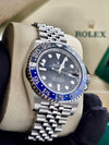 Rolex GMT-Master II Batgirl Black Dial on Jubilee 126710BLNR Complete 2025