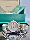 Rolex Datejust 36 White Mother-Of-Pearl Diamond Dial on Jubilee 126233 Complete 2026