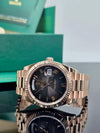 Rolex Day-Date 40 Slate Ombre Roman Dial on President 228235 Complete 2026