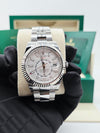 Rolex SkyDweller White Index Dial on Oyster 336934 Complete 2024