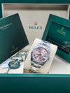 Rolex Datejust 36 Pink Diamond Roman Vi And Ix Dial on Oyster 126234 Complete 2026