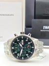 IWC Pilot's Watch Chronograph Green Dial on Bracelet IW378006 Complete 2026