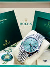 Rolex Datejust 41 Mint Green Index Dial on Jubilee 126300 Complete 2026