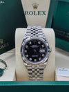 Rolex Datejust 36 Black Diamond Dial on Jubilee 126234 Complete 2026