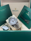 Rolex Datejust 41 White Roman Dial on Jubilee 126300 Complete 2026