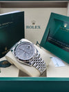 Rolex Datejust 41 Dark Rhodium Diamond Dial on Jubilee 126334 Complete 2026