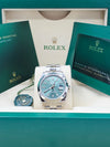Rolex Datejust 41 Mint Green Index Dial on Oyster 126300 Complete 2023