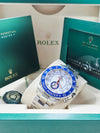 Rolex Yacht-Master II White Dial on Oyster 116680 Complete 2023