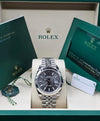 Rolex Datejust 41 Dark Rhodium Dial on Jubilee 126300 Complete 2026