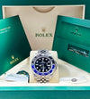 Rolex GMT-Master II Batgirl Black Dial on Jubilee 126710BLNR Complete Open Date