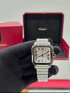 Cartier Santos de Cartier Large Silver Dial on Bracelet WSSA0018 Complete 2025