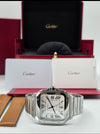 Cartier Santos de Cartier Large Silver Dial on Bracelet WSSA0018 Complete 2025
