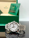 Rolex Datejust 41 White Roman Dial on Jubilee 126300 Complete 2026