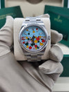 Rolex Oyster Perpetual 41 Turquoise Blue Index Dial on Oyster 124300 Complete 2024