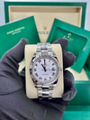 Rolex Datejust 41 White Roman Dial on Oyster 126334 Complete 2025