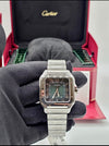 Cartier Santos de Cartier Large Green Dial on Bracelet WSSA0062 Complete 2026