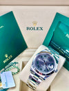 Rolex Datejust 41 Slate Green Roman "Wimbledon" Dial on Oyster 126300 Complete 2026