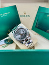 Rolex Datejust 41 Slate Green Roman "Wimbledon" Dial on Oyster 126334 Complete 2026