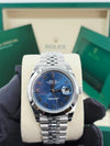 Rolex Datejust 41 Blue Roman Dial on Jubilee 126300 Complete 2026