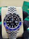 Rolex GMT-Master II Batgirl Black Dial on Jubilee 126710BLNR Complete 2023