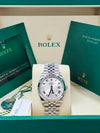 Rolex Datejust 36 Silver Diamond Roman Vi And Ix Dial on Jubilee 126234 Complete 2026