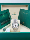 Rolex Datejust 36 Silver Diamond Roman Vi And Ix Dial on Jubilee 126234 Complete 2026